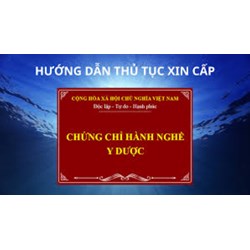 Nộp hồ sơ làm chứng chỉ hành nghề dược online