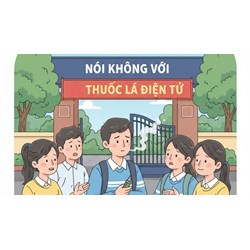 Viết đoạn văn trình bày suy nghĩ của em về hiện tượng hút thuốc lá điện tử