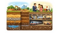 Đất xây dựng công trình ngầm gồm loại đất nào? Quy định về cấp Giấy chứng nhận quyền sử dụng đất, quyền sở hữu tài sản gắn liền với đất đối với đất xây dựng công trình ngầm