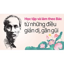 Viết về tấm gương học tập và làm theo lời Bác ngắn gọn