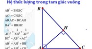 Chuyên đề hệ thức lượng trong tam giác vuông lớp 9 file word