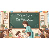 Lời chúc cô giáo mầm non ngày 20/11 hay nhất