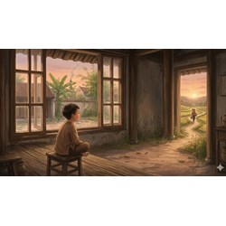 Cảm nhận bài thơ Đợi mẹ của Vũ Quần Phương