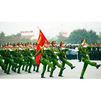Động tác đi đều, đứng lại, đổi chân trong điều lệnh đội ngũ công an nhân dân