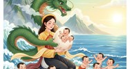 Viết đoạn văn nêu suy nghĩ của em về truyện Con Rồng cháu Tiên