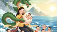 Viết đoạn văn nêu suy nghĩ của em về truyện Con Rồng cháu Tiên