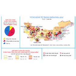 Trắc nghiệm Atlat Địa lý Việt Nam trang 30: Các vùng kinh tế trọng điểm có đáp án