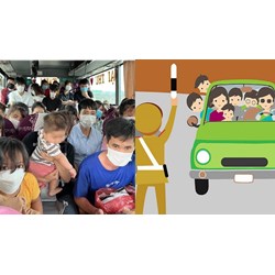 Ô tô chở quá số người quy định bị phạt bao nhiêu tiền?