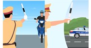 Những điều cảnh sát giao thông không được làm khi dừng xe