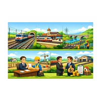 Đất dành cho đường sắt gồm những loại nào? Quy định về giao đất, cho thuê đất dành cho đường sắt theo Luật đất đai 2024