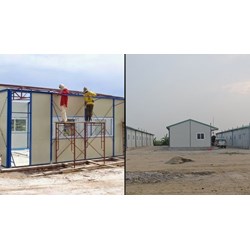 Tiêu chuẩn nhà tạm trên công trường thi công xây dựng