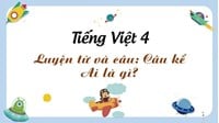 Giải Luyện từ và câu lớp 4: Câu kể Ai thế nào?