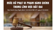 Nghị định 123/2024/NĐ-CP quy định về xử phạt vi phạm hành chính trong lĩnh vực đất đai