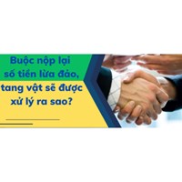 Số tiền lừa đảo, tang vật thu được sẽ xử lý ra sao?