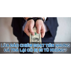 Chủ động trả lại tài sản lừa đảo có được miễn hình phạt tù không?