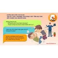 Quy trình giải quyết vụ án về Tội cố ý gây thương tích