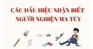 Công an hướng dẫn cách nhận biết người nghiện ma túy