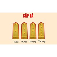3 sao 2 vạch tương ứng với cấp bậc nào trong quân đội nhân dân Việt Nam?