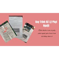 Hướng dẫn quy trình xử lý phạt nguội vi phạm giao thông