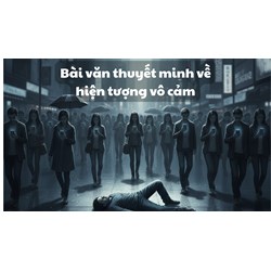 Bài văn thuyết minh về hiện tượng vô cảm lớp 11