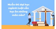 Muốn thi đại học ngành Luật cần học ôn những môn nào?