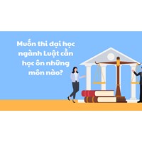 Muốn thi đại học ngành Luật cần học ôn những môn nào?