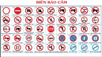 Quy chuẩn về biển báo cấm theo quy định của Luật giao thông năm 2025