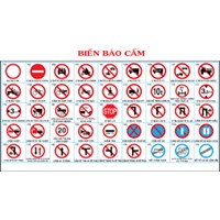 Quy chuẩn về biển báo cấm theo quy định của Luật giao thông năm 2025