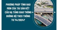 Bảng ỷ lệ hao mòn tài sản hạ tầng giao thông đường bộ năm 2025