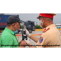 Uống bia không cồn thì có bị phạt giao thông không?