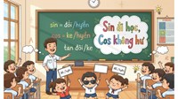 Bài thơ sin cos tan (Sin đi học Cos không hư) dễ nhớ cho học sinh lớp 9