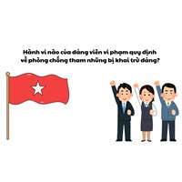 Hành vi nào của đảng viên vi phạm quy định về phòng chống tham nhũng bị khai trừ đảng?