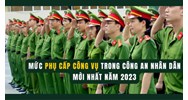 Trường hợp nào không được hưởng chế độ phụ cấp công vụ trong Công an nhân dân