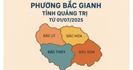 Phường Bắc Gianh tỉnh Quảng Trị gồm những phường nào từ 1/7/2025?