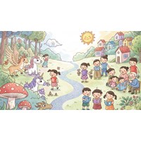 Đoạn văn ghi lại cảm xúc của em về bài thơ Chuyện cổ tích về loài người (5 - 7 câu)
