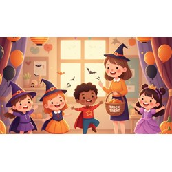 Kịch bản Halloween cho trẻ mầm non năm 2025 chi tiết nhất