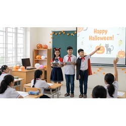 Mẫu bài thuyết trình về Halloween bằng tiếng Anh hay, ấn tượng
