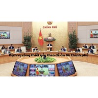 Dịch vụ công thiết yếu theo Đề án 06 Chính phủ