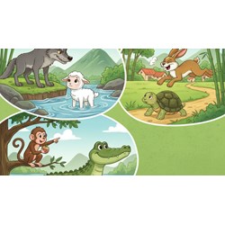Viết đoạn văn kể về một truyện ngụ ngôn em yêu thích nhất lớp 7