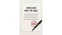 Mẫu đơn xin rút tố cáo mới nhất