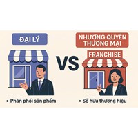 Sự khác nhau giữa đại lý và nhượng quyền thương mại