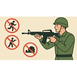 Nguyên tắc khi sử dụng vũ khí quân dụng mới nhất?