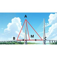 Tính chất đường trung tuyến trong tam giác vuông Toán lớp 7