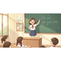 Viết đoạn văn về ước mơ làm giáo viên Tập làm văn lớp 3
