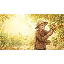 Đoạn văn nêu tình cảm cảm xúc về một nhân vật trong văn học Quả ngọt cuối mùa