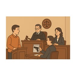 Xem xét vật chứng trong phiên Tòa hình sự được quy định như thế nào?