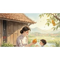 Viết đoạn văn cảm nhận về bài thơ Mẹ và quả lớp 7