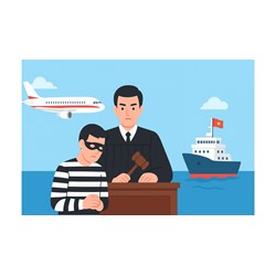 Thẩm quyền xét xử tội phạm xảy ra trên tàu bay, tàu biển của Việt Nam đang hoạt động ngoài không phận hoặc ngoài lãnh hải của Việt Nam