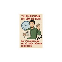 Thủ tục rút ngắn thời gian thử thách đối với người được tha tù trước thời hạn có điều kiện