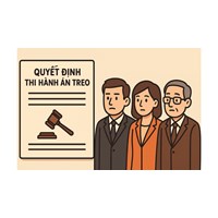 Quyết định thi hành án treo phải gửi tới những đối tượng nào?